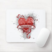Herz Paganini Mousepad (Mit Mouse)