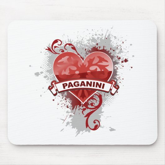 Herz Paganini Mousepad (Vorne)