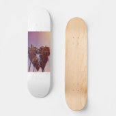 Herz-Palme-Foto-Skate-Brett Skateboard (Vorderseite)