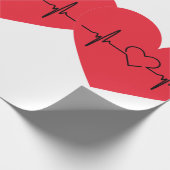 Herz Papier Geschenkpapier (Ecke)