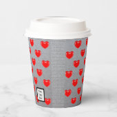 Herz Pappbecher (Links)