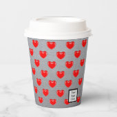 Herz Pappbecher (Vorderseite)