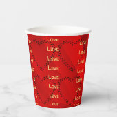 Herz Pappbecher (Vorderseite)