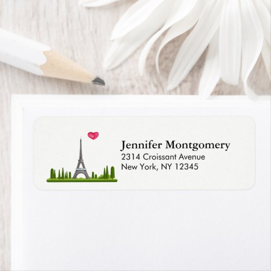 Herz Paris mit Eiffelturm (Insitu)