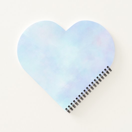 Herz Paris mit Eiffelturm Notizblock (Rückseite)