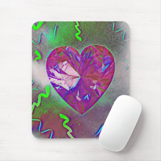 Herz-Party Mousepad (Mit Mouse)