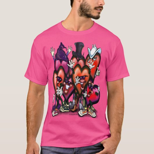 Herz-Party-T - Shirt (Vorderseite)