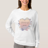 Herz-Pastell-Illustration T-Shirt (Vorderseite)