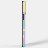 Herz - Pastellrosa, gelb, Lila und grün Case-Mate iPhone Hülle (Rückseite / Rechts)