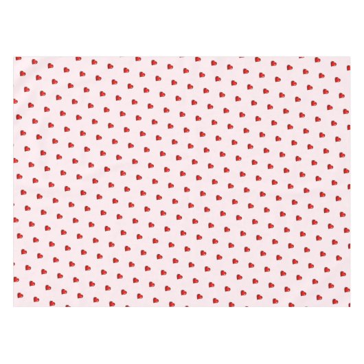 Herz-Pattern-Liebe Tischdecke (Vorderseite (Horizontal))