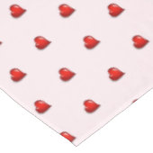 Herz-Pattern-Liebe Tischdecke (Schrägansicht)