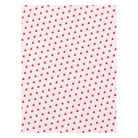 Herz-Pattern-Liebe Tischdecke (Vorderseite)