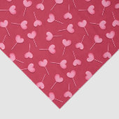 Herz Pattern Valentines Seidenpapier (Ausschnitt)