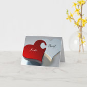 Herz perfekt für Puzzle Karte (Gelbe Blume)