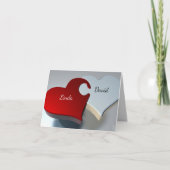 Herz perfekt für Puzzle Karte (Vorderseite)