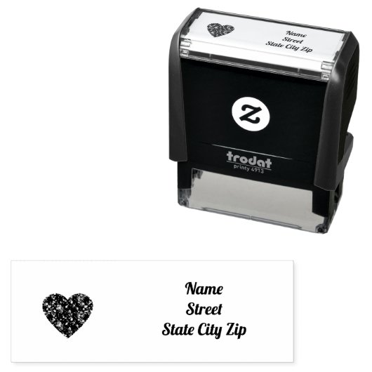Herz Permastempel (Beispiel)