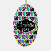 HERZ PERSONALISIERT UND GESCHMACKVOLL IN 50. LIEBE KERAMIK ORNAMENT (Rechts)