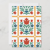 Herz & Petal Blumenvolk Brautparty Einladung (Rückseite)