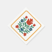 Herz & Petal Blumenvolk Party Serviette (Ecke)