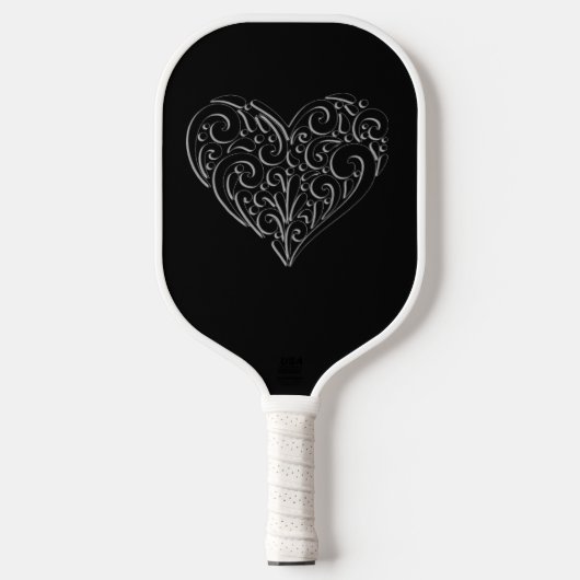 Herz Pickleball Schläger (Vorderseite)