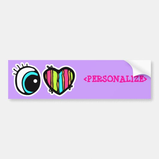 Herz-Piktogramm,<PERSONALIZE> Autoaufkleber (Vorne)