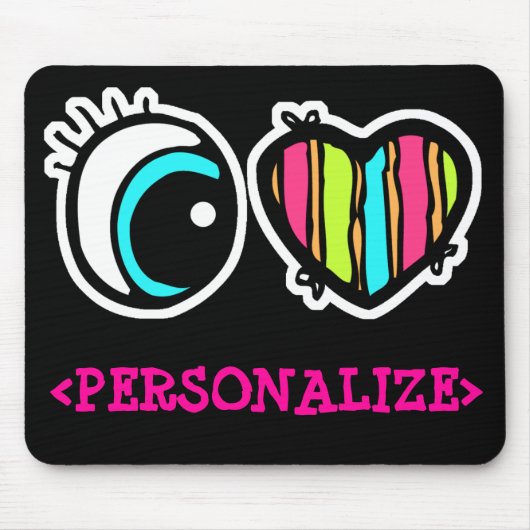 Herz-Piktogramm,<PERSONALIZE> Mousepad (Vorne)