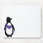 Herz-Pinguin Mousepad (Vorne)