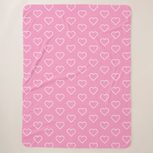 Herz Pink Sherpa Blanket - Ihre Farben Sherpadecke