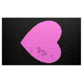 HERZ PINK STOFF (Yard (91,4 cm))