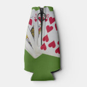 Herz-Poker-Hand Flaschenkühler (Rückseite)