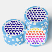 Herz Pokerchips (Stapel)