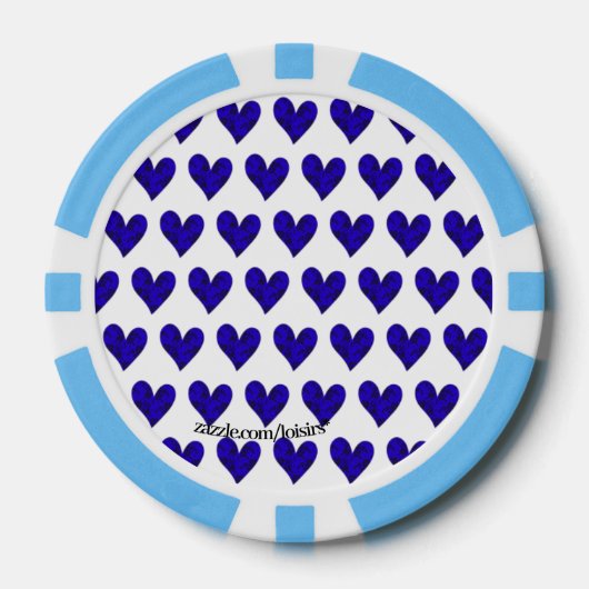 Herz Pokerchips (Vorderseite)