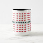 Herz Polka Dot Tasse (Zentrum)