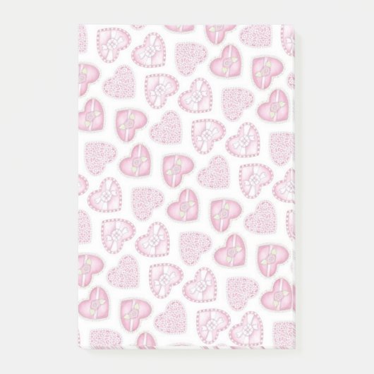 Herz Post-it Klebezettel (Vorderseite)