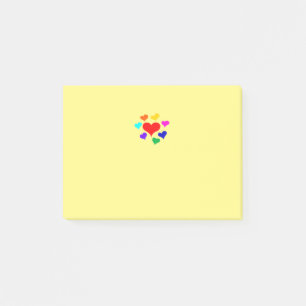 Herz Post-it Klebezettel
