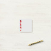 Herz-Post-it-Notizen Post-it Klebezettel (Auf Schreibtisch)