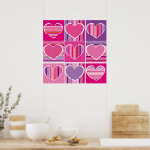 Herz Poster (Küche)