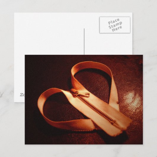 herz postkarte (Vorne/Hinten)