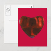 Herz Postkarte (Vorne/Hinten)