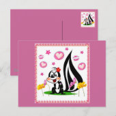 Herz Postkarte (Vorne/Hinten)