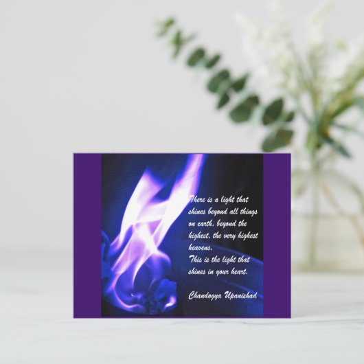 Herz Postkarte (Stehend Vorderseite)