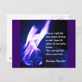 Herz Postkarte (Vorne/Hinten)