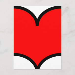 Herz - Postkarte