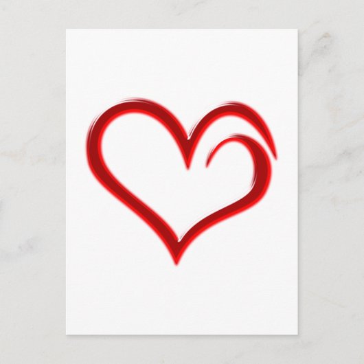 Herz Postkarte (Vorderseite)