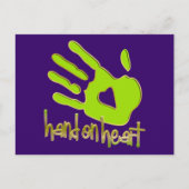 Herz Postkarte (Vorderseite)