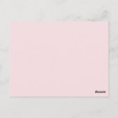 Herz Postkarte (Rückseite)