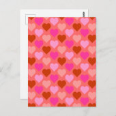 Herz Postkarte (Vorne/Hinten)