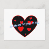 Herz Postkarte (Vorderseite)