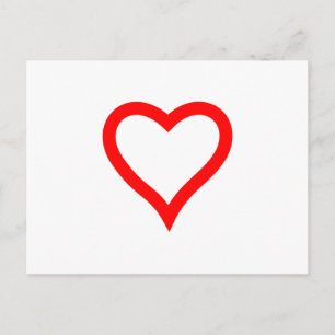 Herz Postkarte