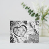 Herz Postkarte (Stehend Vorderseite)